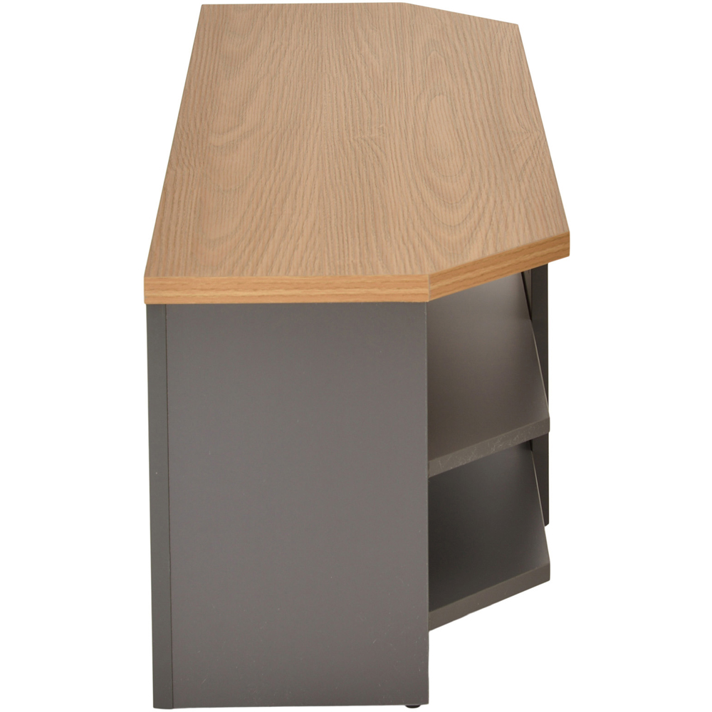 TTAP Memphis 2 Shelf Grey TV Stand Image 4