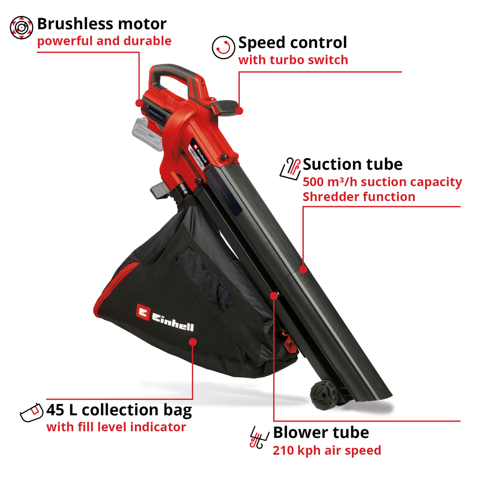 Einhell PXC Cordless Leaf Blower 18V Image 7