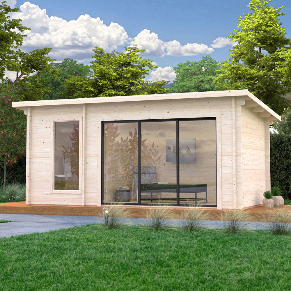 Palmako Sanna 16.4 x 8.8ft Pent Outdoor Sauna Image 6