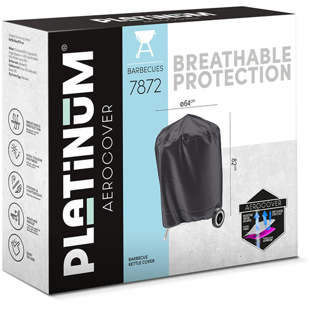 Platinum AeroCover Waterproof Kettle BBQ Cover 82 x 64 x 64cm Image 2