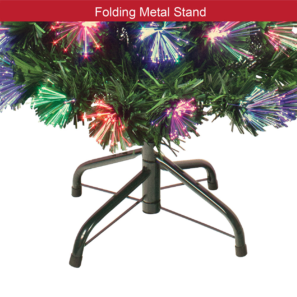 The Christmas Workshop Green Fibre Optic Christmas Tree 5ft Image 5