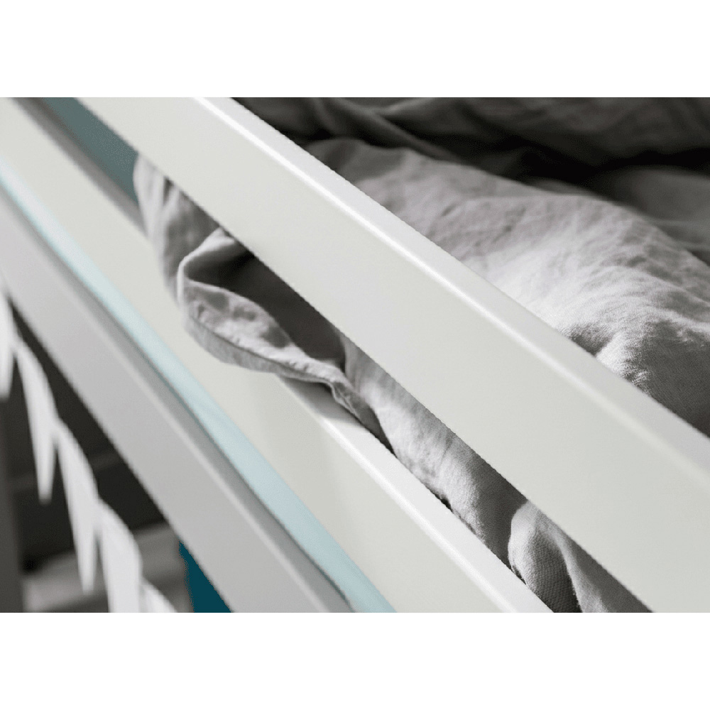 Noa and Nani Ontario White Mid Sleeper Shorty Cabin Bed Image 4