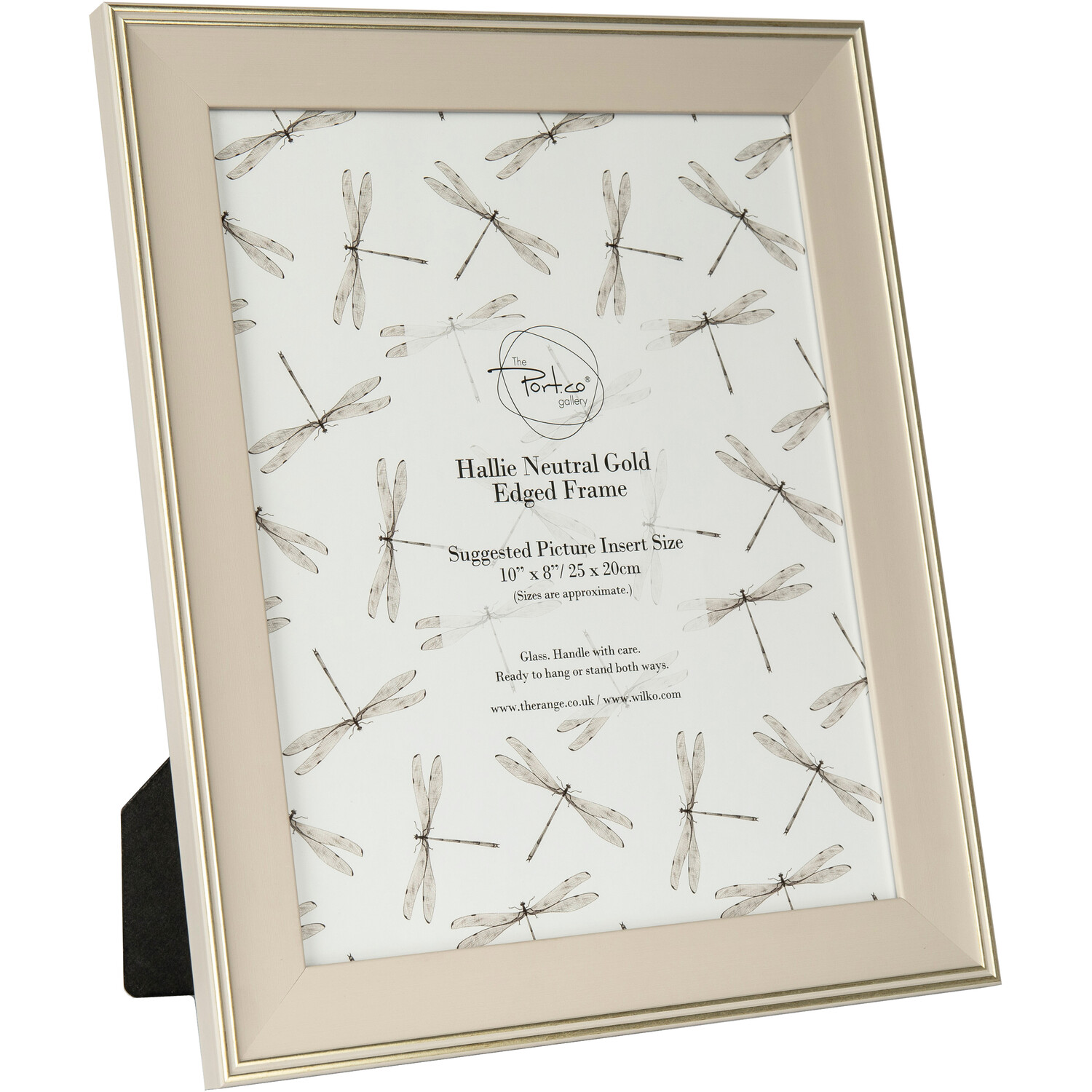 Hallie Neutral Gold Edged Frame Neutral 10 x 8in Image 2