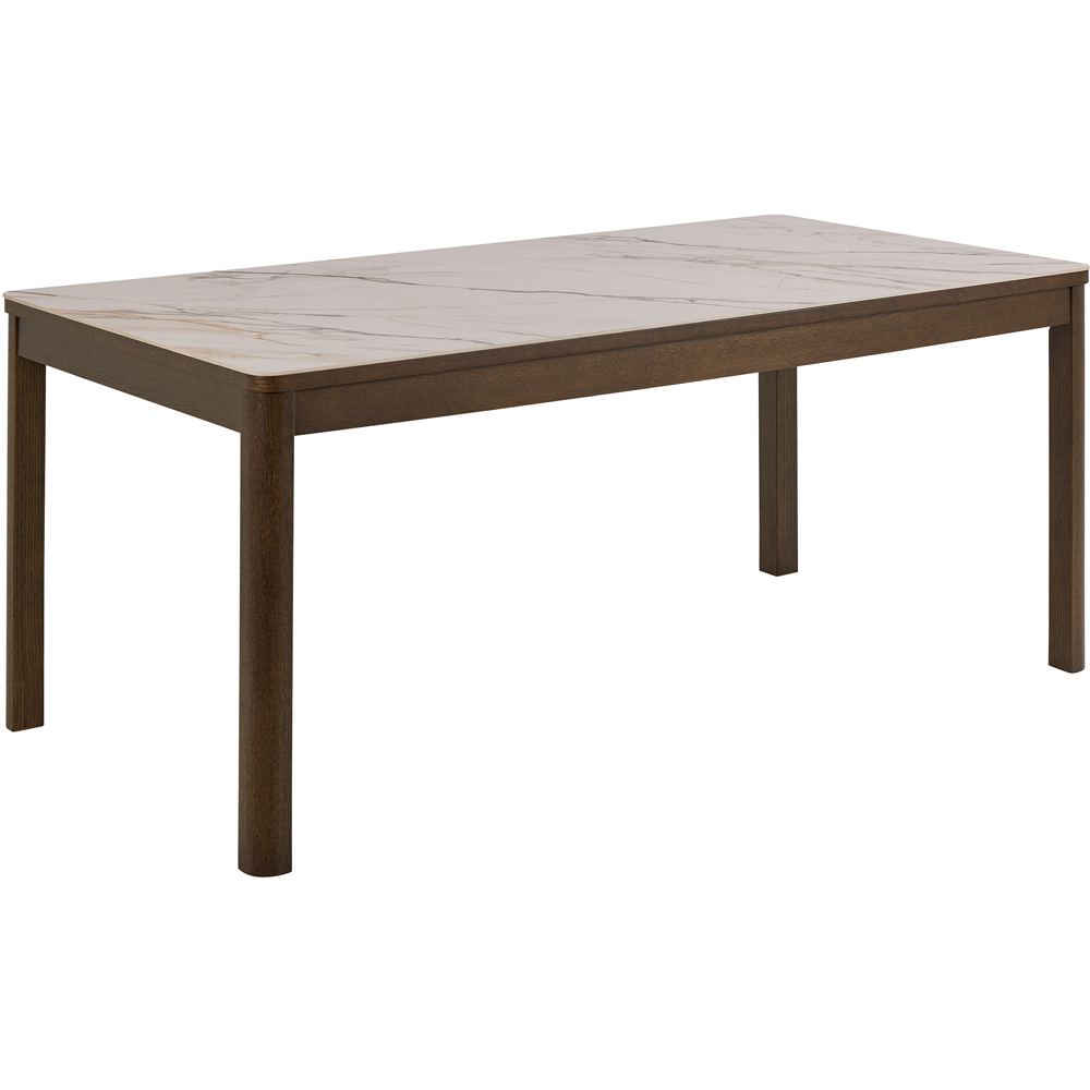 Florence Southampton 6 Seater Cream Ceramic Dining Table Image 2
