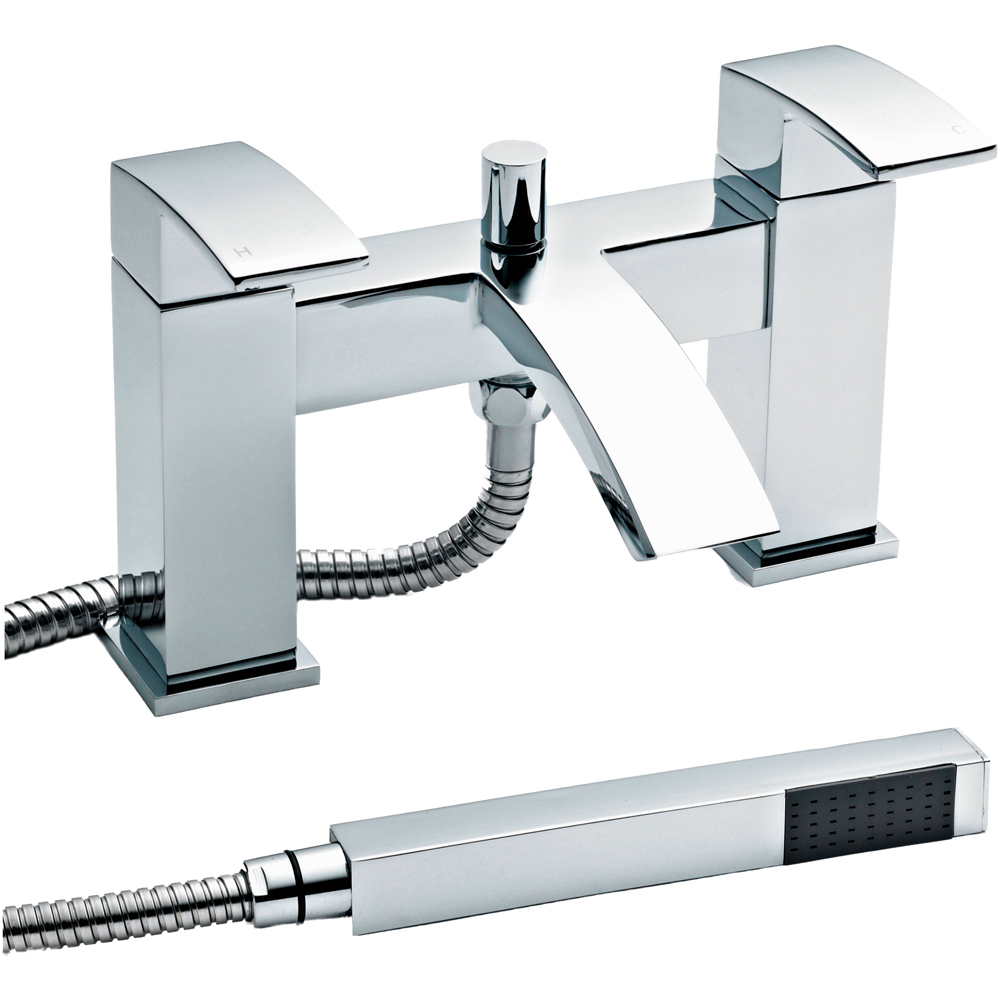 nuie Chrome Bath Shower Mixer Image 1