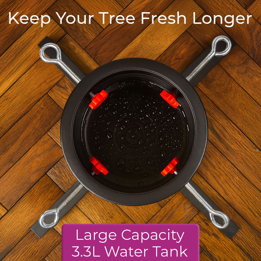 Neo Black Real Christmas Tree Stand with Metal Base Image 7