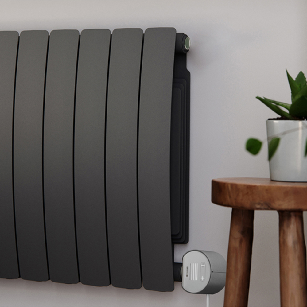 Terma Bergamo Wi-Fi Graphite Grey Electric Radiator 1500W 590 x 1040mm Image 7