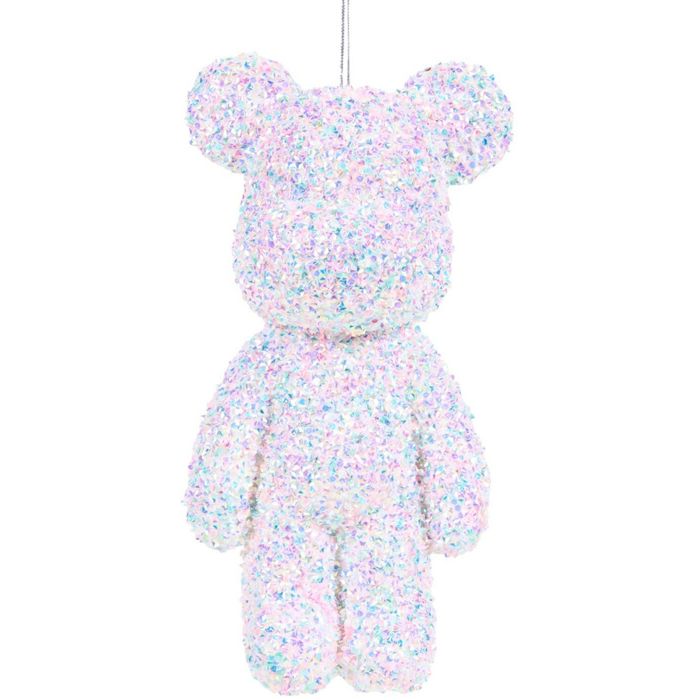 Glitter Bear DecorationMulticolour Image 2