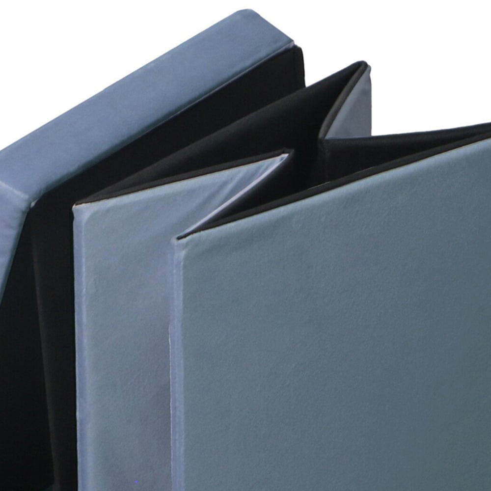 Seville Velvet Storage Box - Blue Image 6