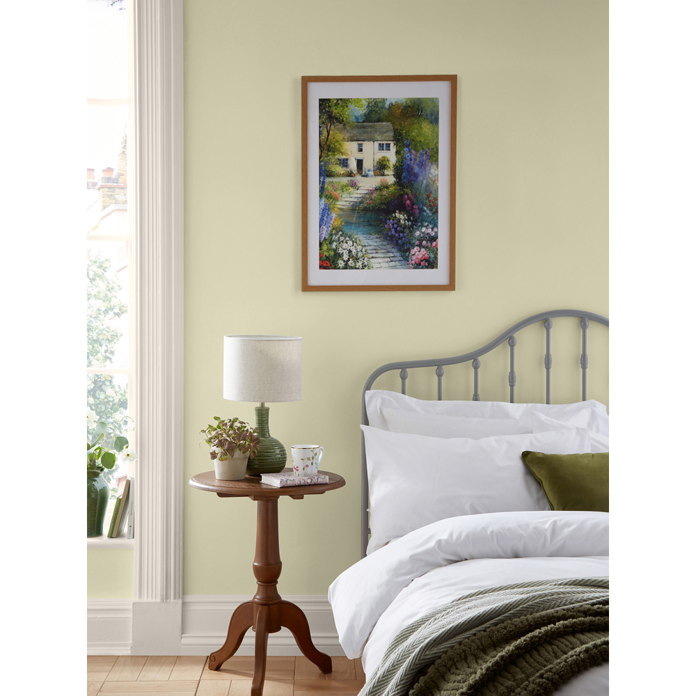 Laura Ashley Cottage Flowers Wooden Frame Wall Art 50 x 70cm Image 2