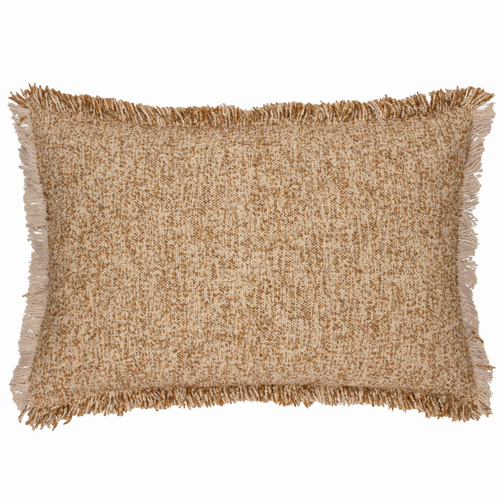 Yard Doze Biscuit Reversible Fringed Cushion Image 1