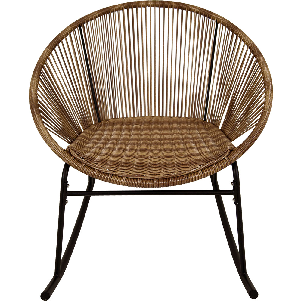 Charles Bentley Natural Zanzibar Rocking Chair Image 3