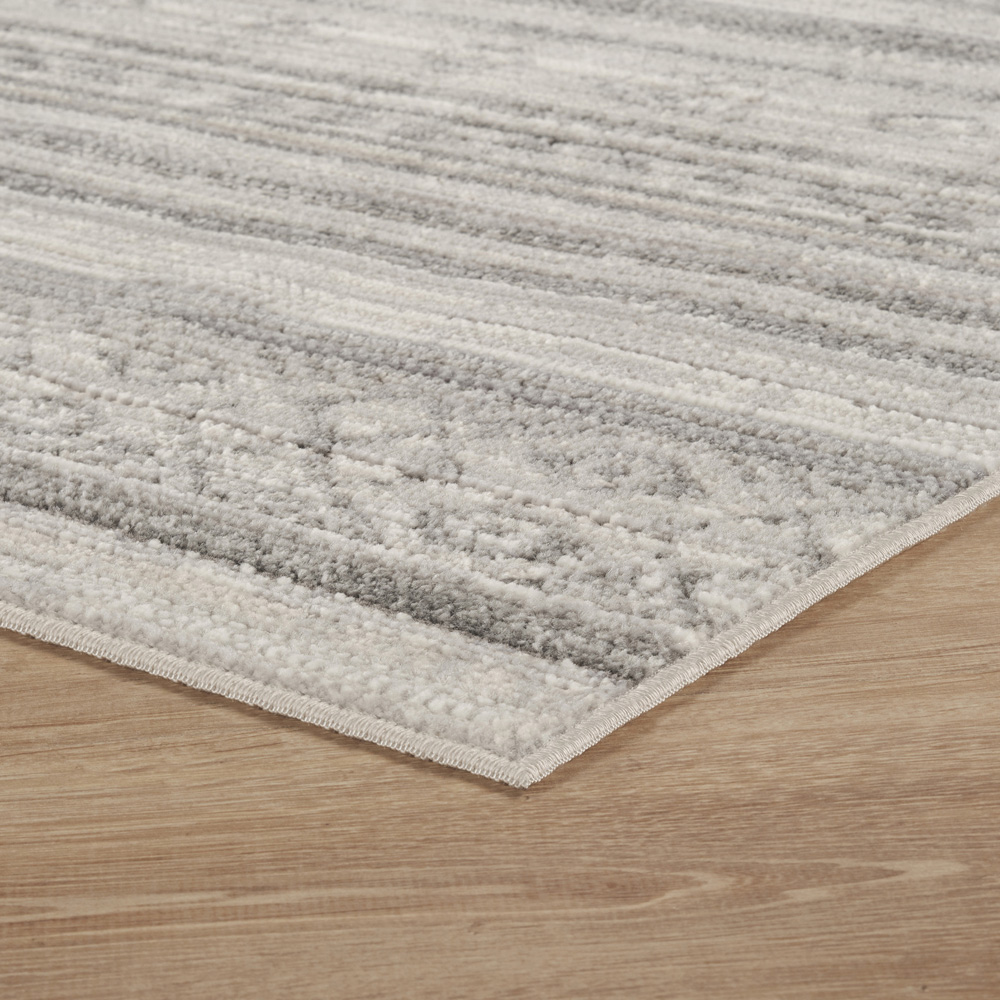 Desire Rugs Maia Grey Motif Non Slip Rug 120 x 180cm Image 5