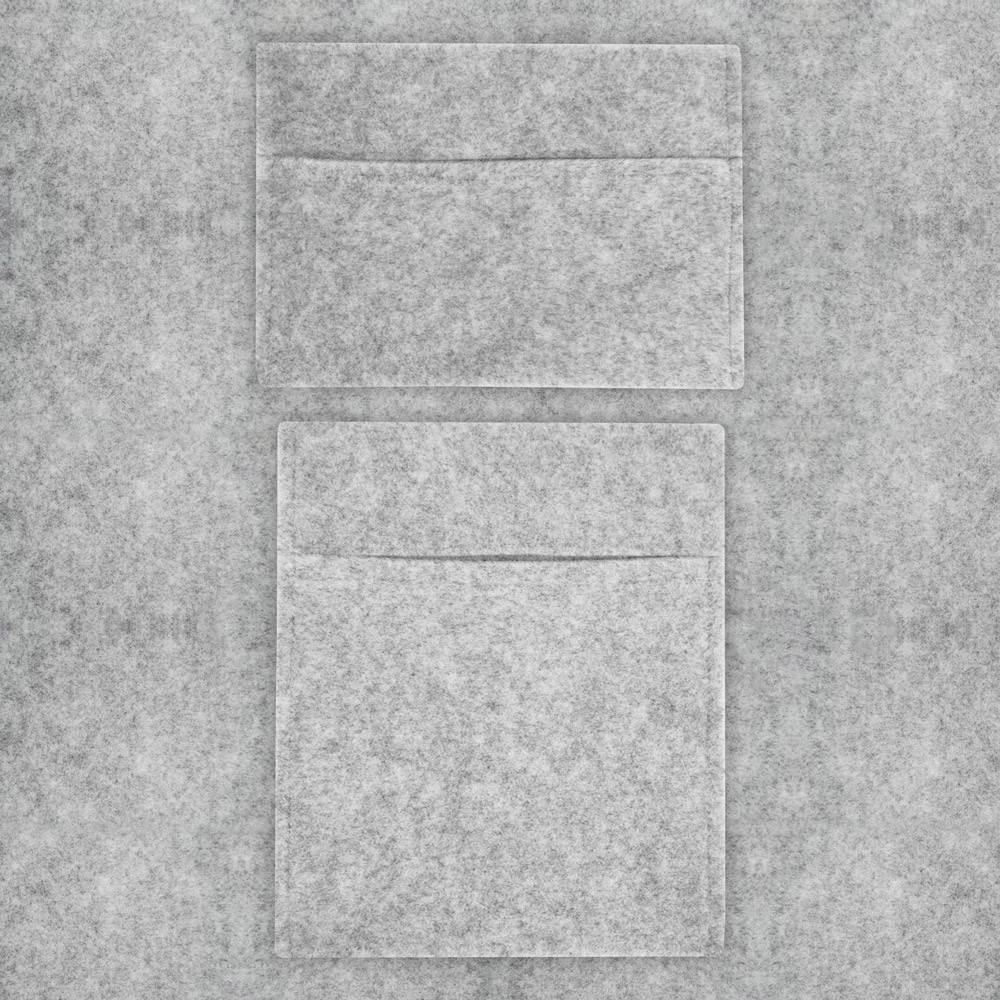 Monster Shop Silver Grey Van Carpet Lining and Storage Pouches Set with Adhesive Glue Image 4