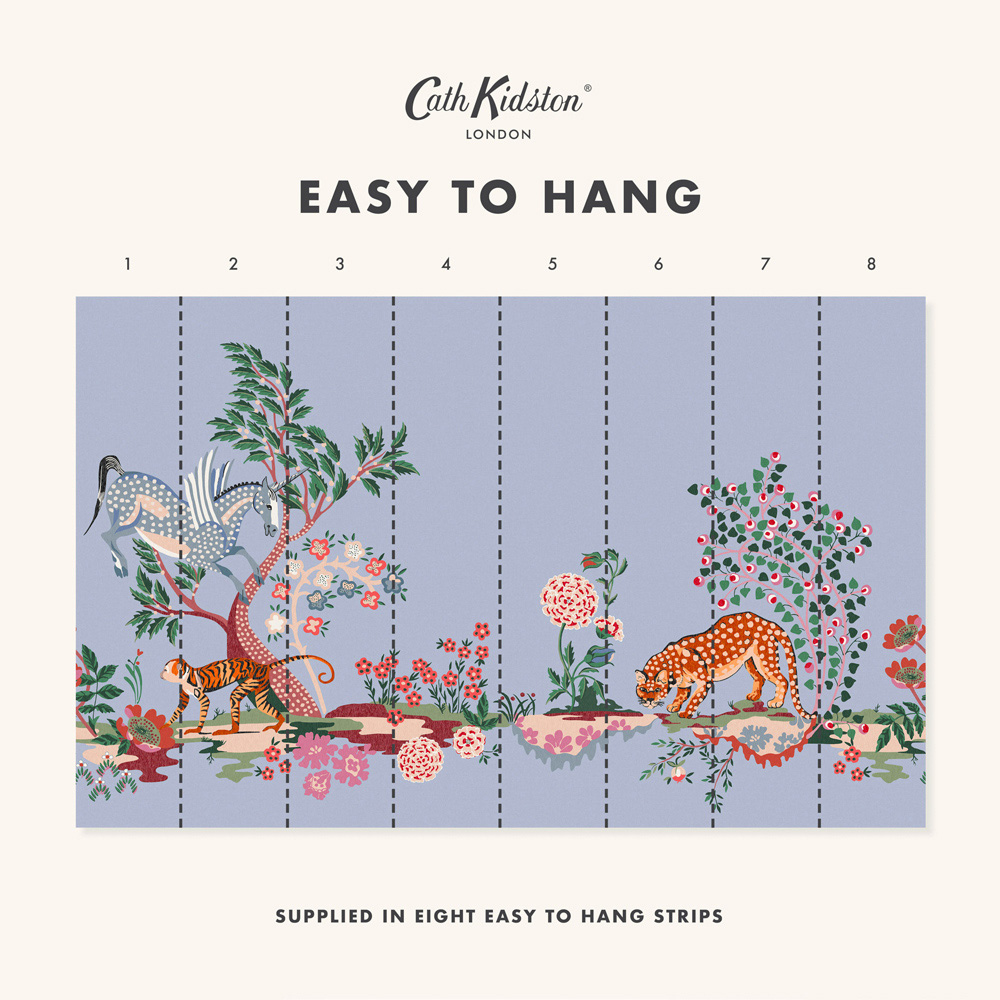 Cath Kidston Painted Kingdom Blue Mural Image 2