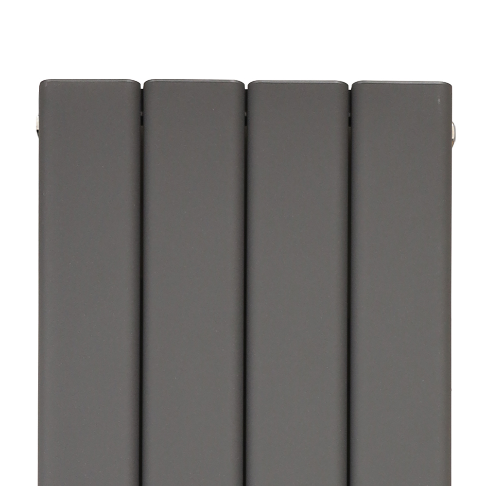 Towelrads Berkshire 3395 BTU Vertical Anthracite Aluminium Designer Radiator 1800 x 510mm 995W Image 3