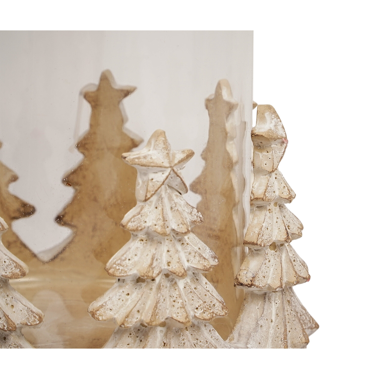 Natural Nordic Forest Candle Holder Decoration Image 3