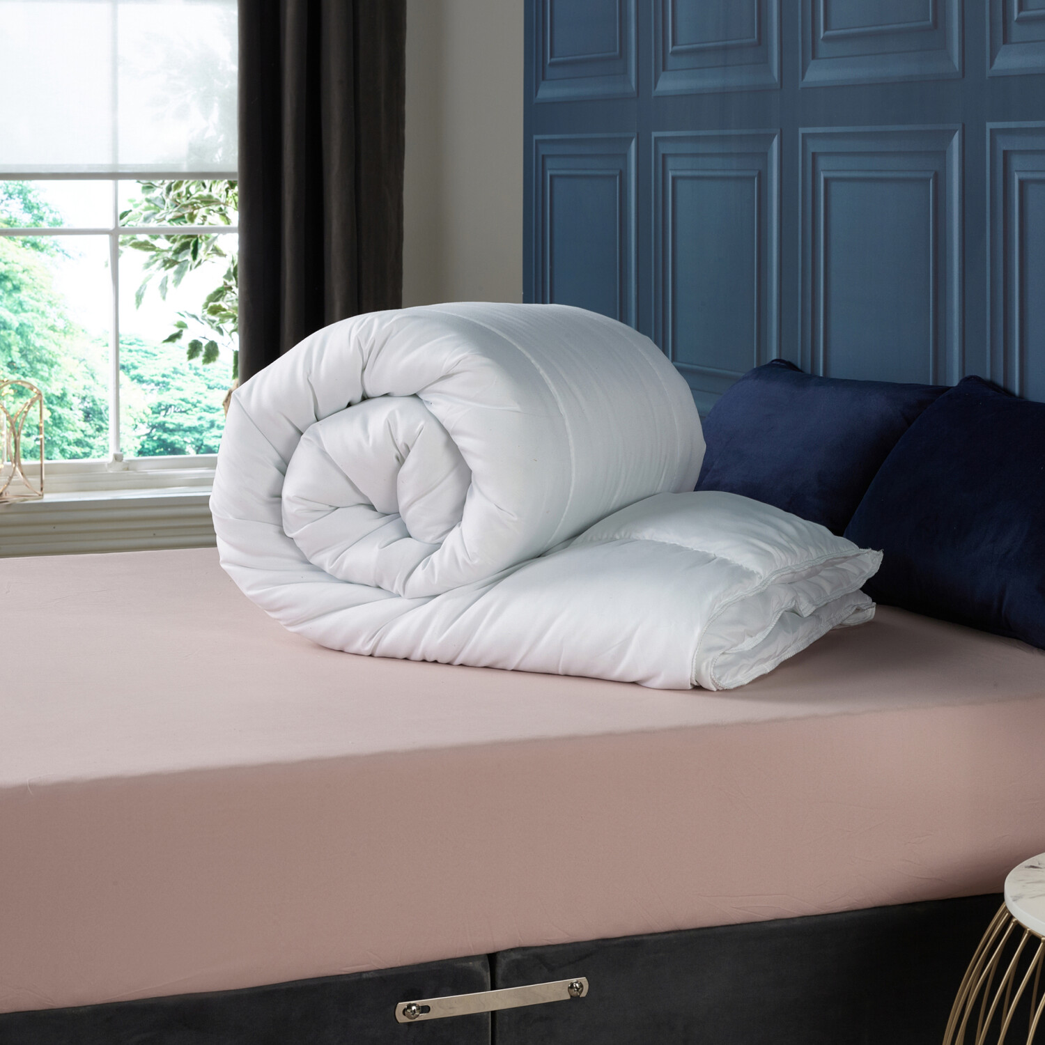 Downland Super Bounce 7.5 Tog Duvet White Single Image 3