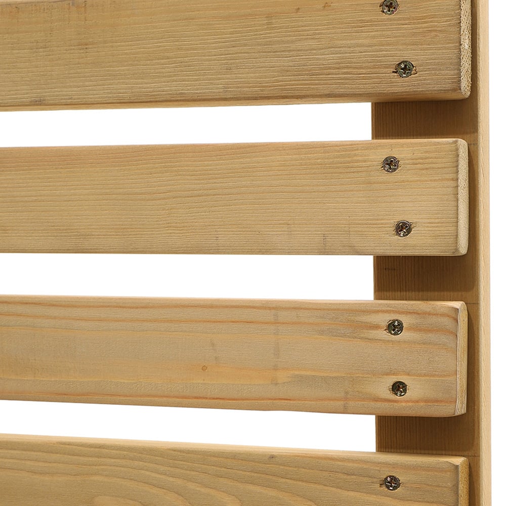 Living and Home 6 x 5ft Wooden Slatted Garden Fence Gate Image 4