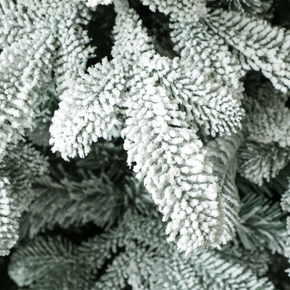 Everglow Snow Flocked Artificial Christmas Tree 7ft Image 3