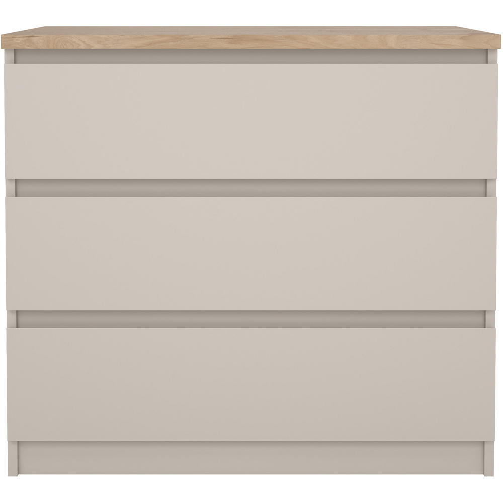 Florence Naia 3 Drawer Cashmere Jackson Hickory Chest of Drawers Image 3