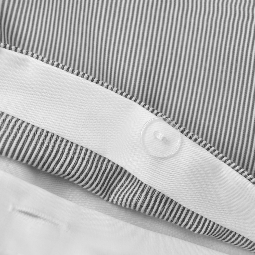 Sweet Dreams Lincoln Double Black Stripes Duvet Set Image 4