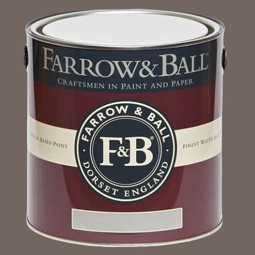 Farrow & Ball Interior Wood and Metal 244 London Clay Flat Eggshell Paint 2.5L Image 2