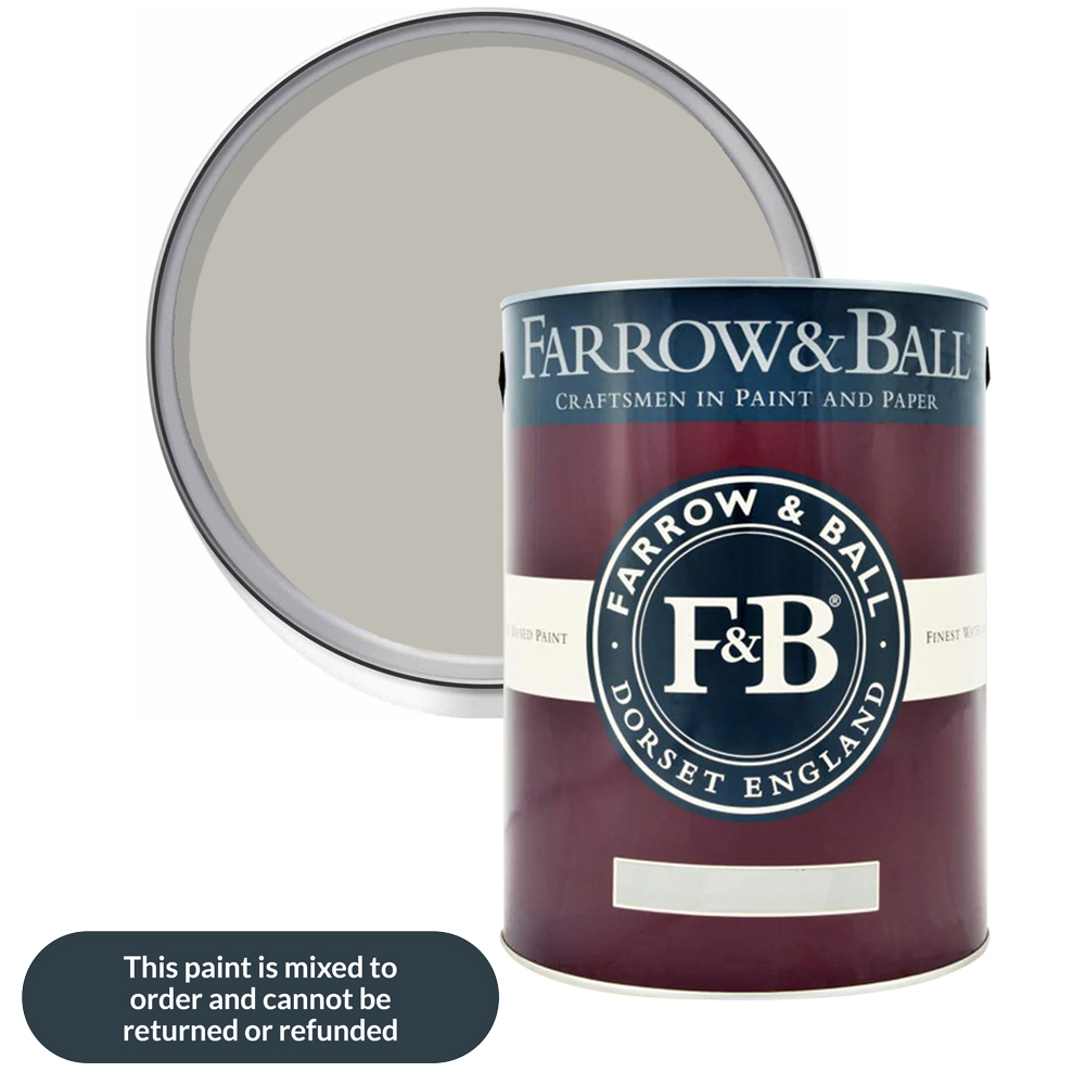 Farrow & Ball Modern Eggshell Purbeck Stone Satin Paint 5L Image 1