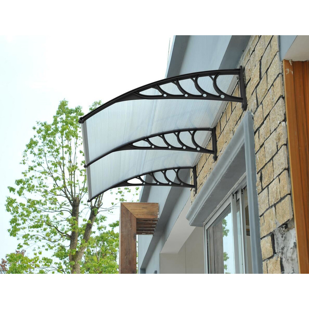Gr8 Garden 0.9 x 2m Front Door Rain Protector Awning with Lean To Image 4