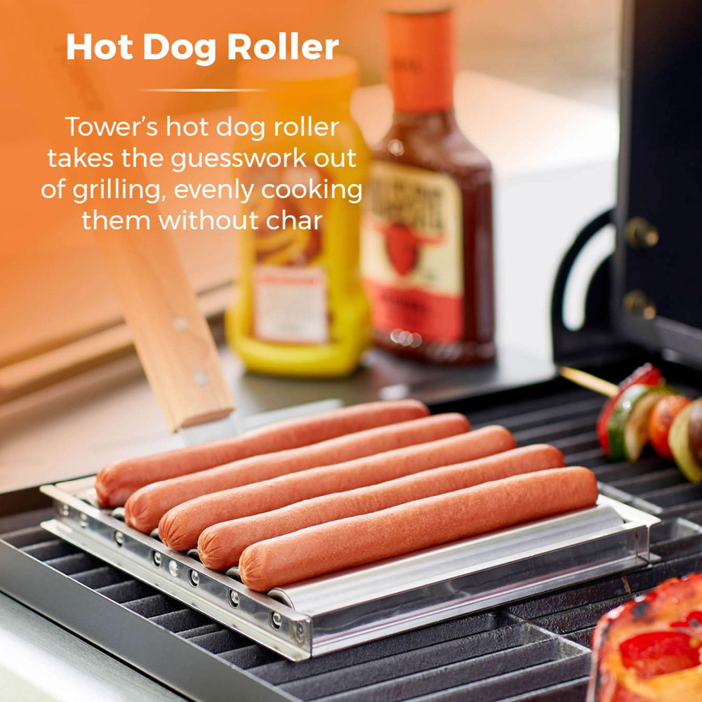 Tower Stainless Steel Hot Dog Roller Image 2