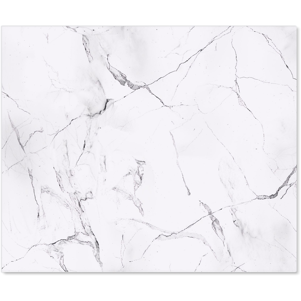 Warren Reed Designer White Marble Effect Kitchen Splashback 75 x 90cm Image 2