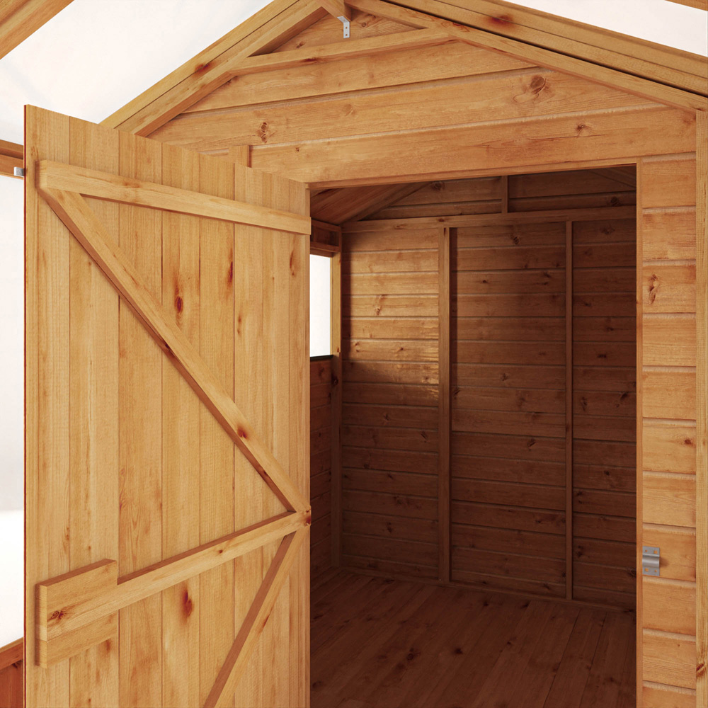 Mercia Woodsman Glass Apex 12 x 6ft Greenhouse Image 4