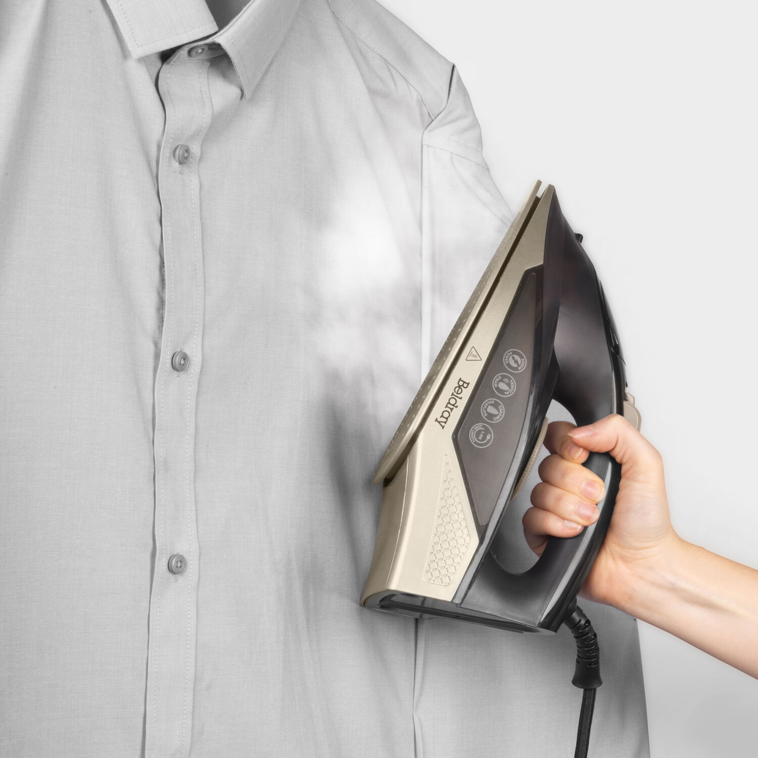 Beldray Steam Lite Iron Grey Image 9