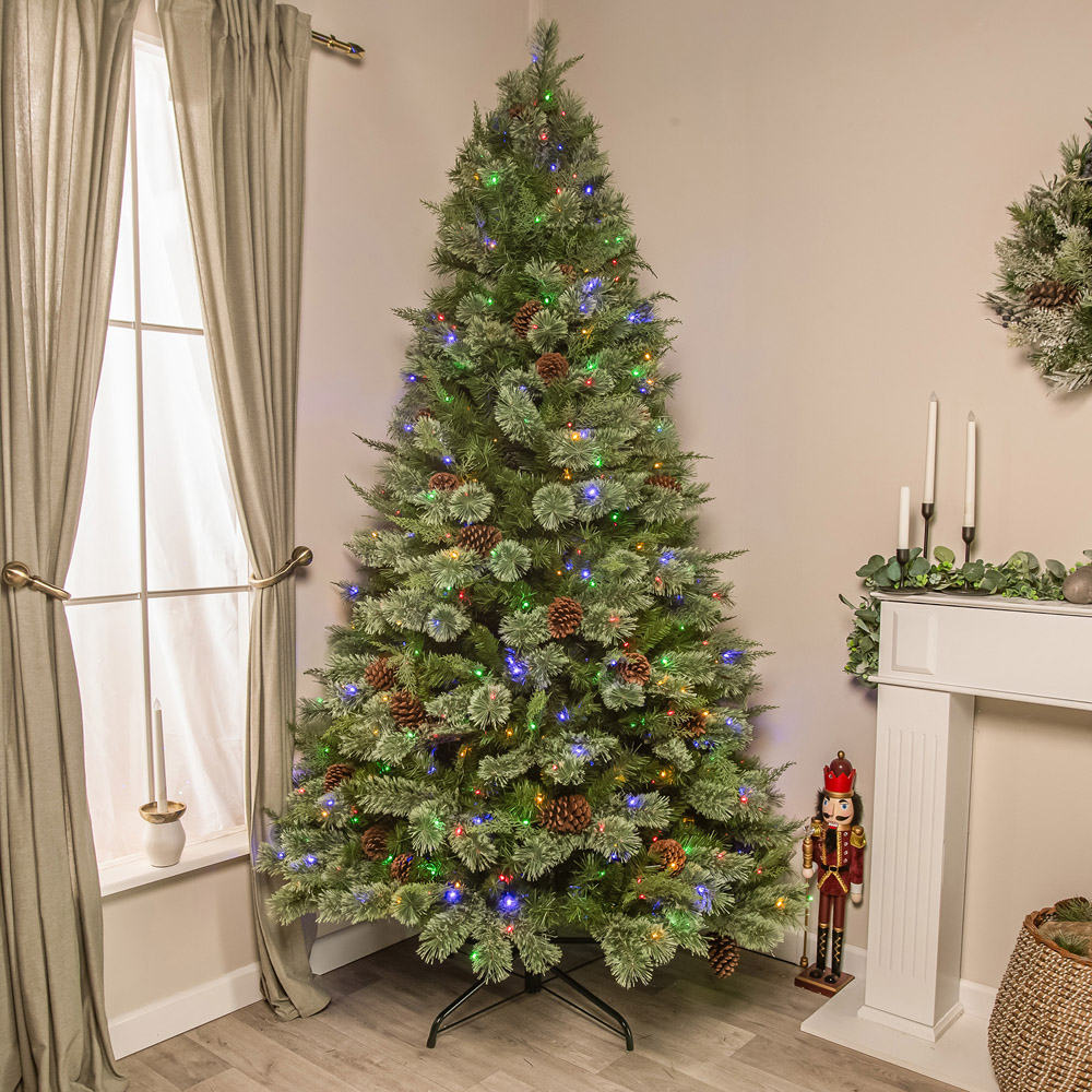 The Christmas Centre Pre-Lit Hampton Artificial Xmas Tree 7.5ft Image 9