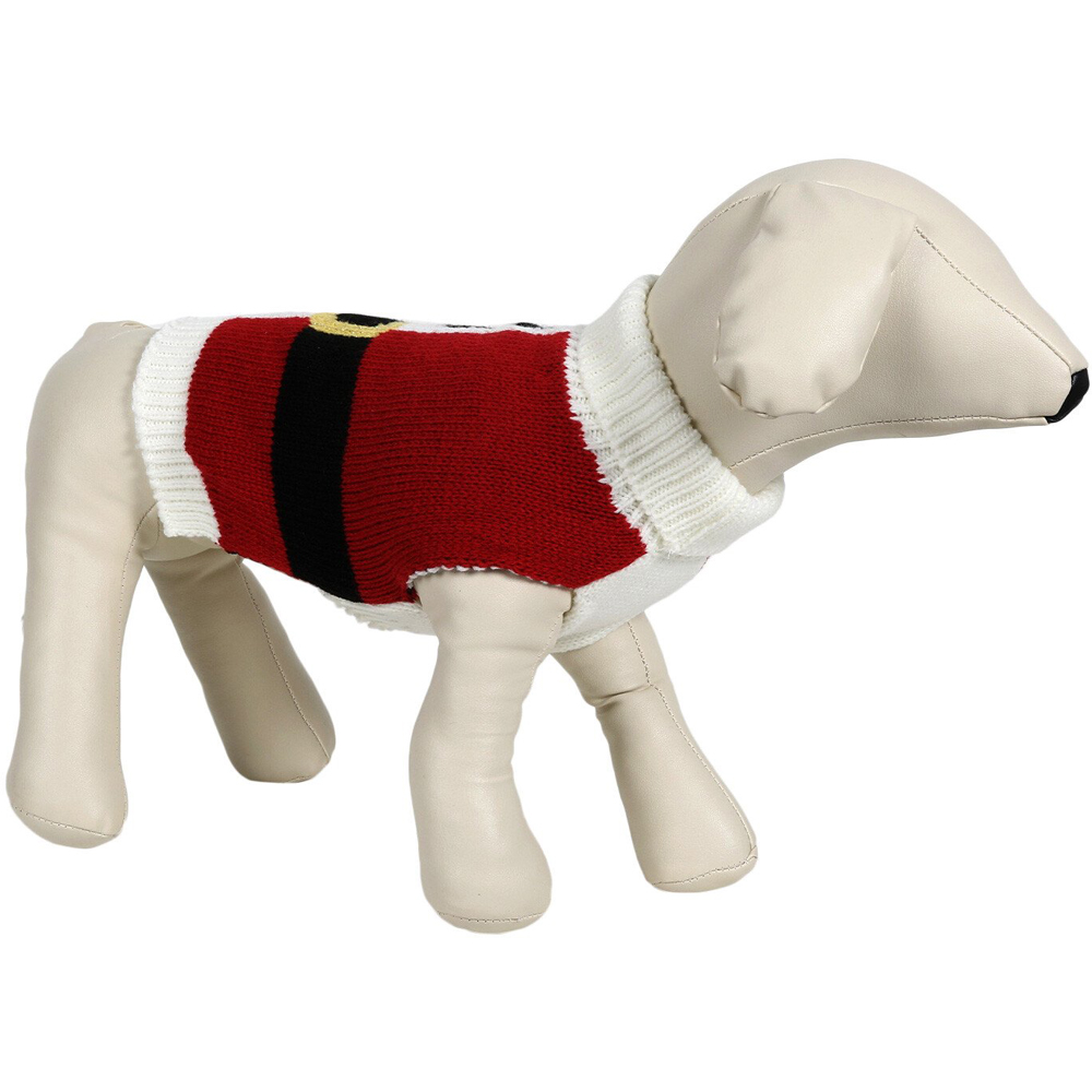Santa Pet Jumper - Red / 40cm Image 2