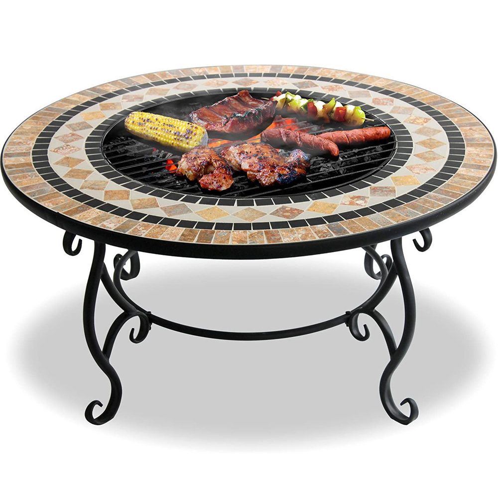 Centurion Supports Fireology Beluga Marble Effect 4 in 1 Fire Pit Image 3
