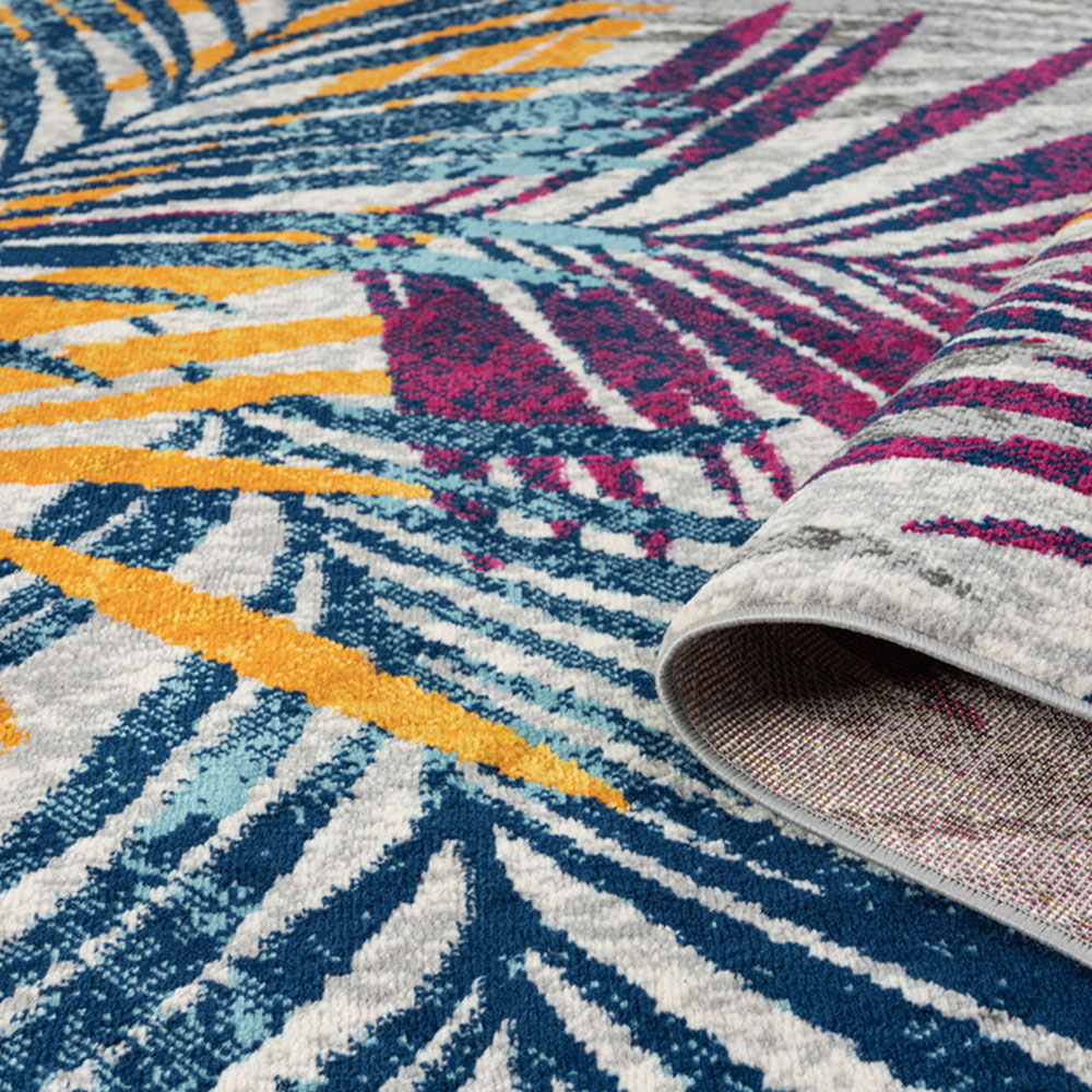 Desire Rugs San Marino Multicolour Leaf Rug 200 x 290cm Image 4