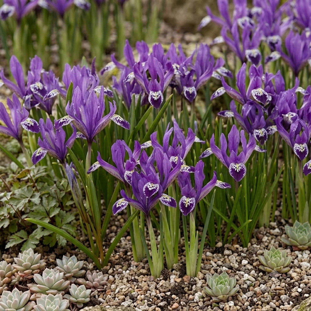 Thompson and Morgan Iris Reticulata Spot On Autumn Planting Bulb 32 Pack Image 4