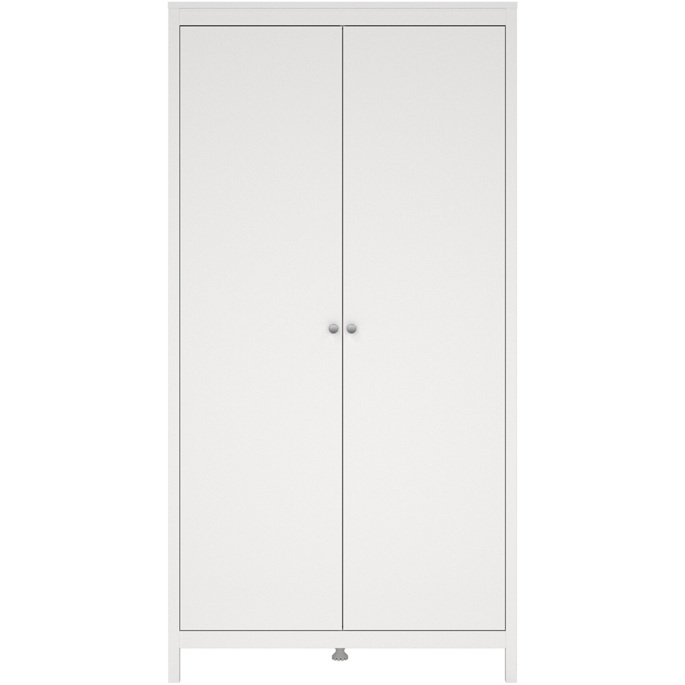 Florence Madrid 2 Door White Wardrobe Image 3