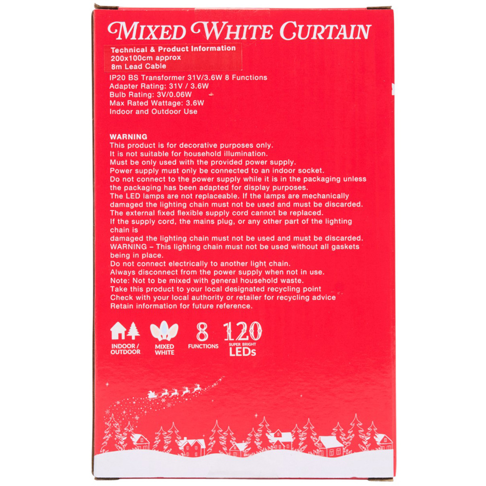 The Range Mixed Ice and Warm White Net Light Image 3