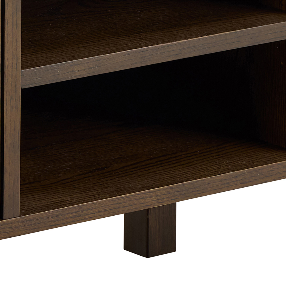 Florence Southampton 2 Door 2 Shelf Ceramic Cream TV Unit Image 7