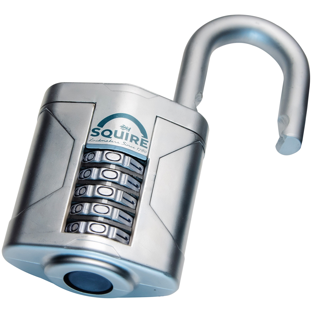 Squire 60mm 5 Wheel Combination Boron Shackle Padlock Image 3