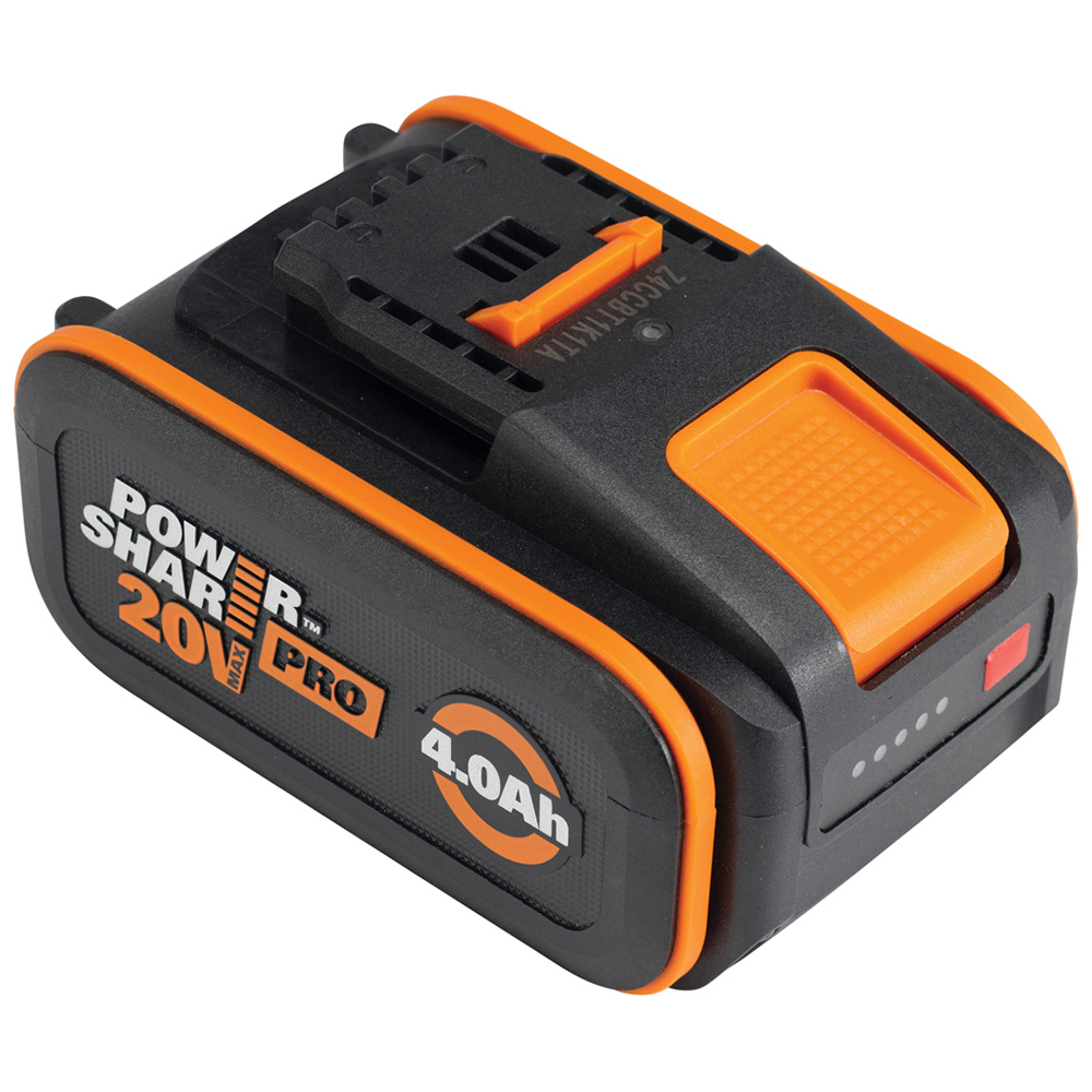 Worx PowerShare WA3644 20V 4.0Ah Battery with Indicator Image 4