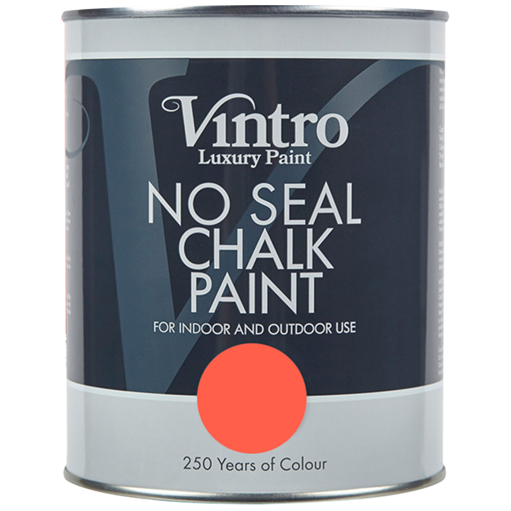 Vintro Paint Matisse Coral No Seal Chalk Paint 1L Image 2