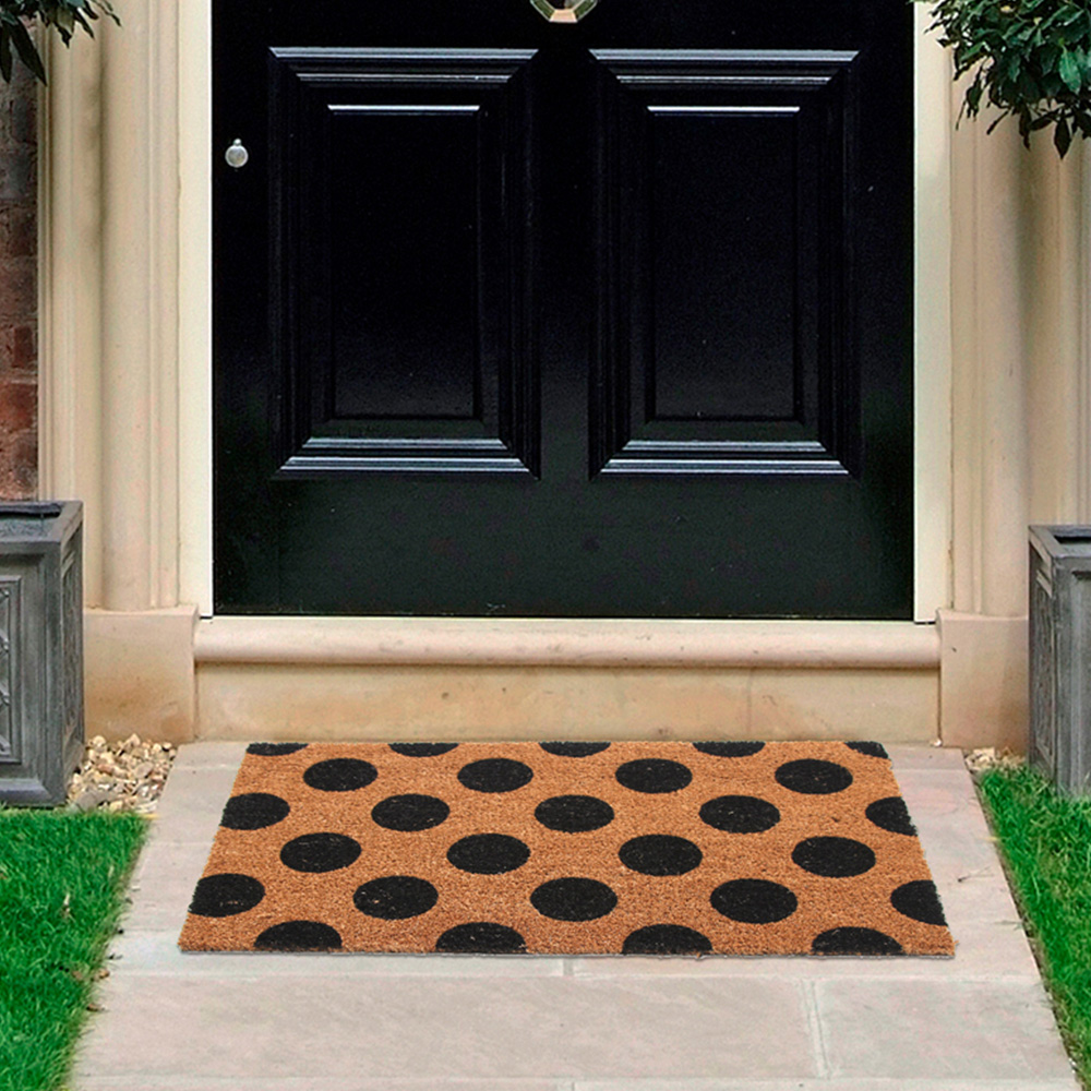 Coco & Coir Polka Beauty Coir Door Mat 40 x 60cm Image 5
