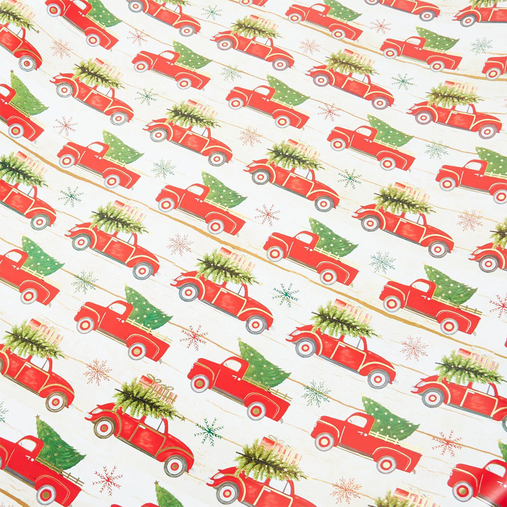 Holly or Car Gift Wrap Image 6