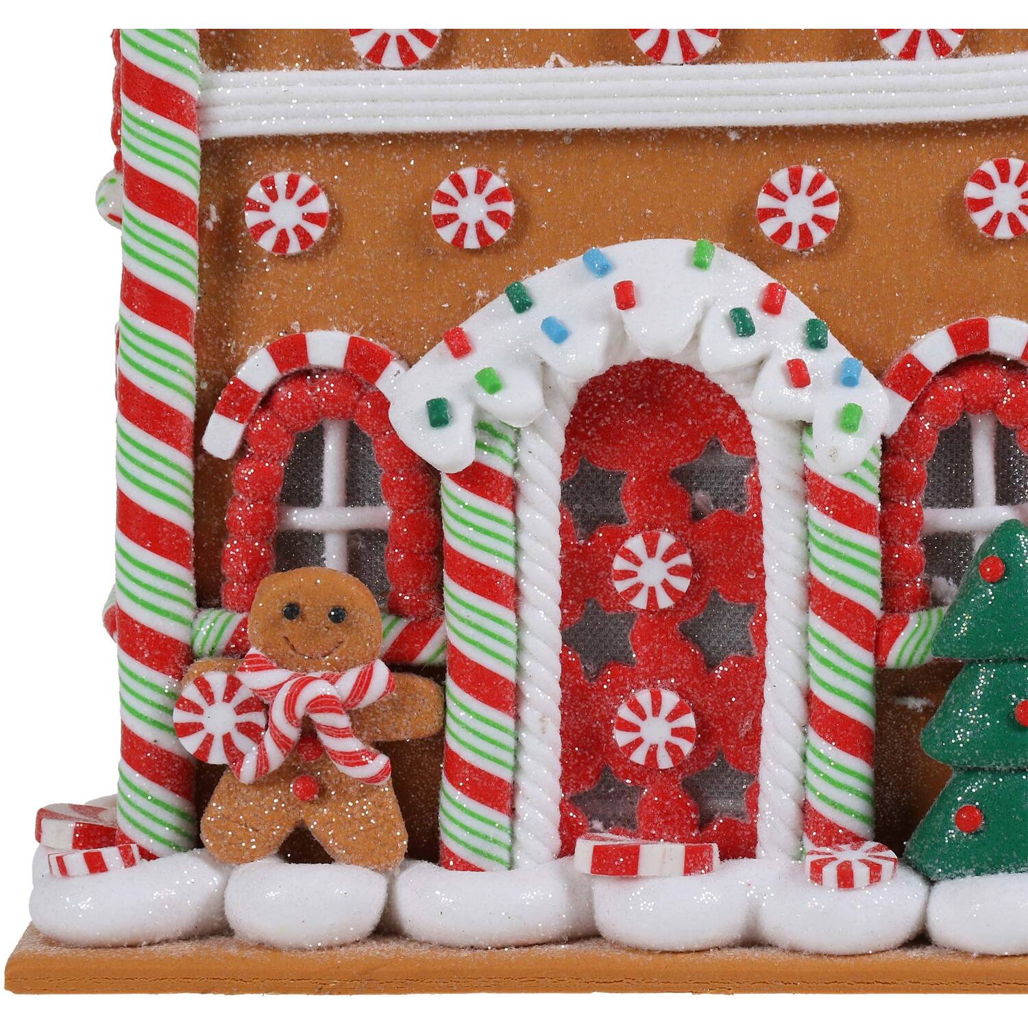 LED Gingerbread House Ornament Image 5