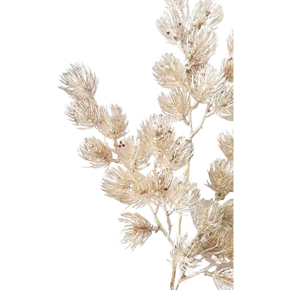 Glitter Thistle Spray Gold Image 6