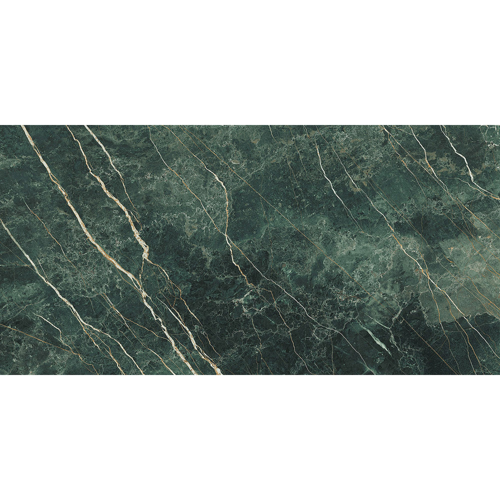 Top Ceramics Green Marble Effect High Gloss Porcelain Wall Tile 1200 x 600mm Image 4
