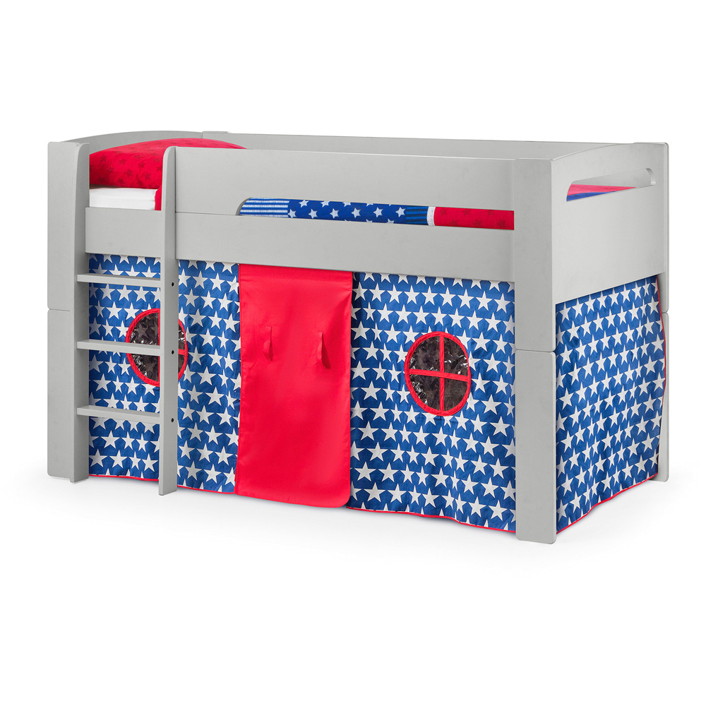 Julian Bowen Pluto Grey Mid Sleeper with Blue Star Tent Image 2